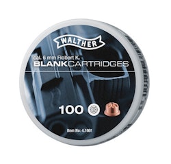 Walther - Blank Cartridges, 6mm Flobert Blank - 100/box