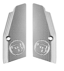 CZ - Grip CZ TS2 - Short alu checker silver