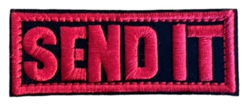 Send it - Red - Small - Patch