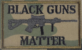 Black guns matter - Camo - Patch