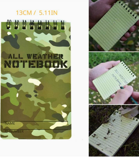 Tactical Waterproof Notebook