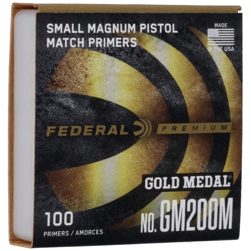 Federal - Gold Medal Centerfire Small Magnum Pistol Primer Clam 1000/Box