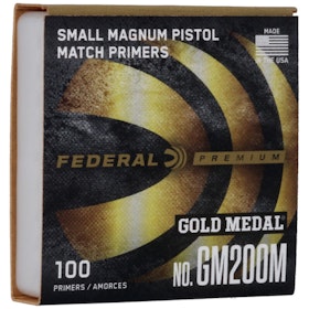 Federal - Gold Medal Centerfire Small Magnum Pistol Primer Clam 1000/Box