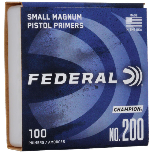 Federal - Champion Centerfire Small Mag Pistol Primer .200 Clam 1000/Box