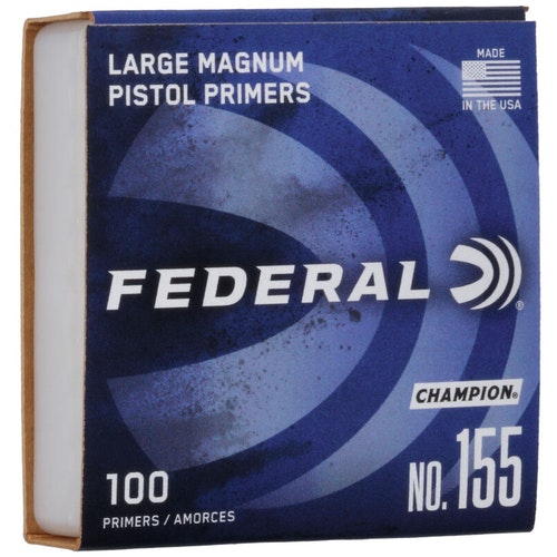 Federal - Champion Centerfire Large Mag Pistol Primer .155 Clam 1000/Box
