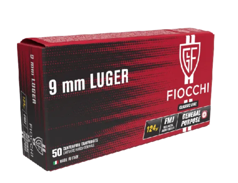 Fiocchi - 124 grs - 9mm - FMJ