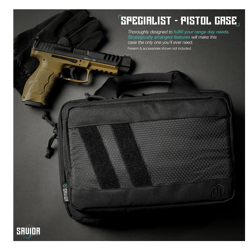 Savior Equipment - Specialist Double Pistol Case - Svart