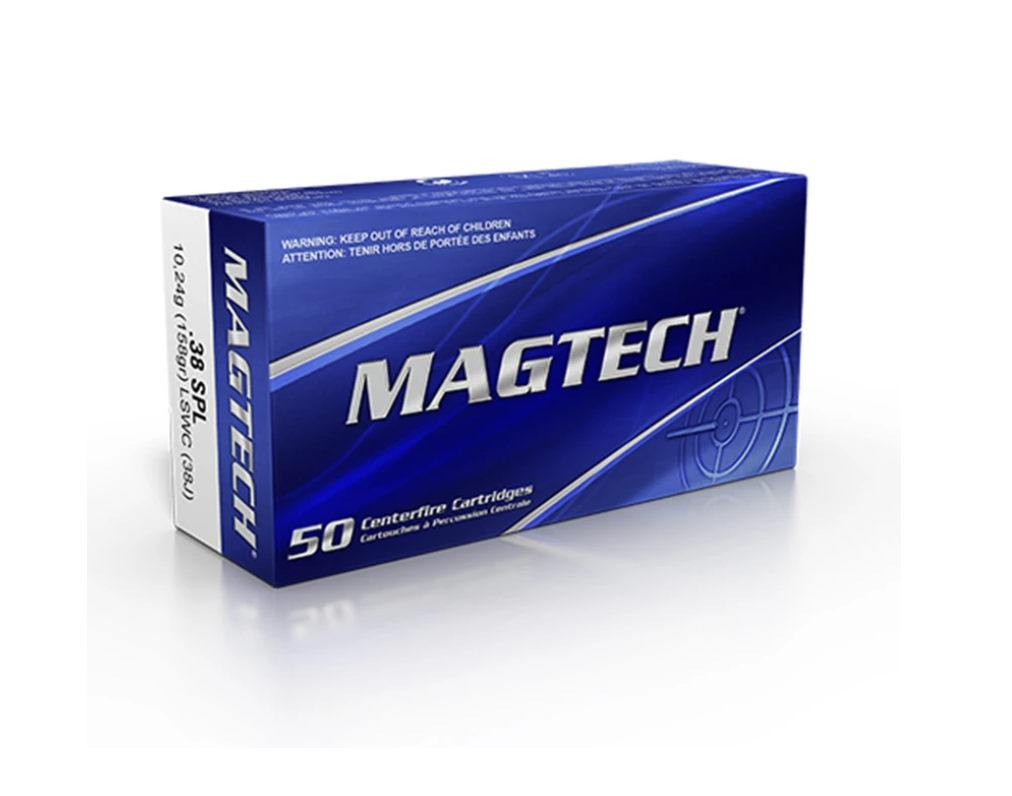 Magtech -  .38 Spl 158 grs LSWC - 50 st