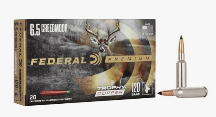 Federal - Premium Ammo 6.5 Creedmoor Trophy Copper 120gr - 20/Box