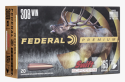 Federal - Premium Ammo 308 Win Swift Scirocco 165gr - 20/Box