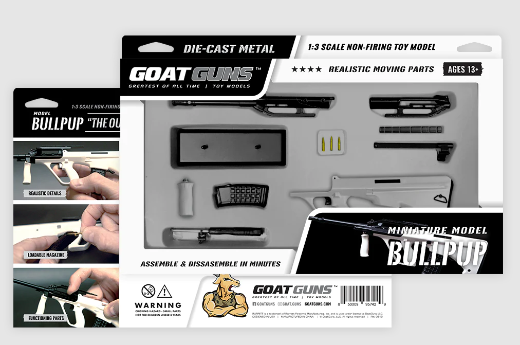 GoatGuns - Mini Bullpup - White
