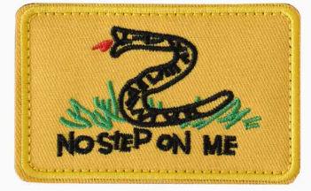 No step on me - Gul- Patch