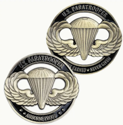 Challange coin - U.S Paratrooper