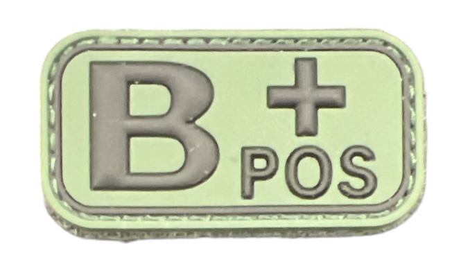 Blodgrupp B+ Pos - PVC