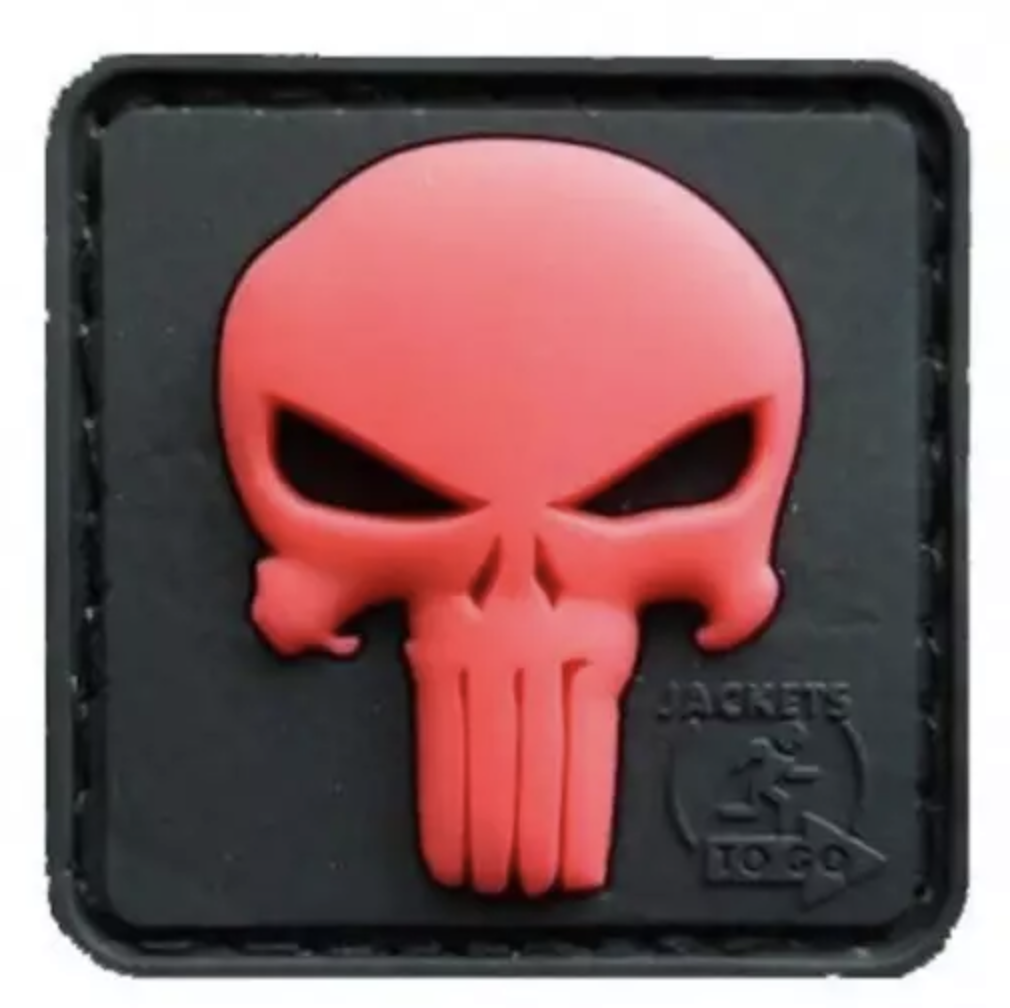 Punisher - Tactical Patch - Röd