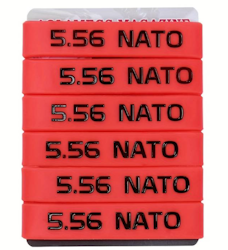 5.56 Nato Magasin Markeringsband - Röd-Svart