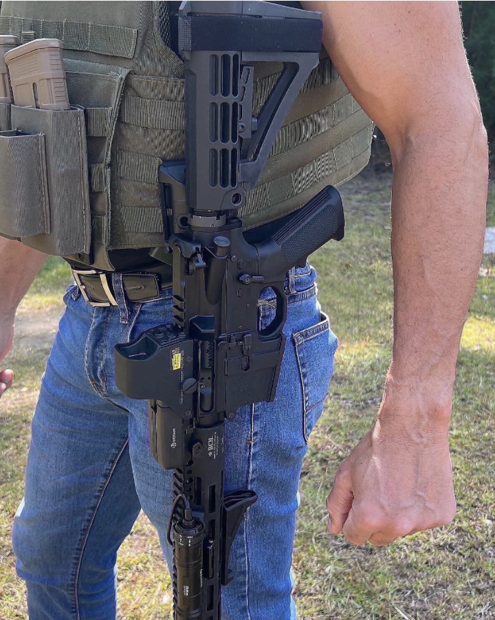 The STRATUS™ GEN 2 Support System - Left Handed AR Tactical Plate