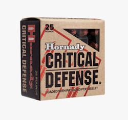 Hornady - Critical Defense Ammunition 357 Mag - 125 gr FTX CD - 25/Box