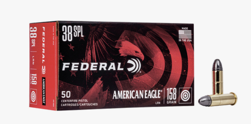 Federal - 38 Special Lead Round Nose 158gr - 50/Box