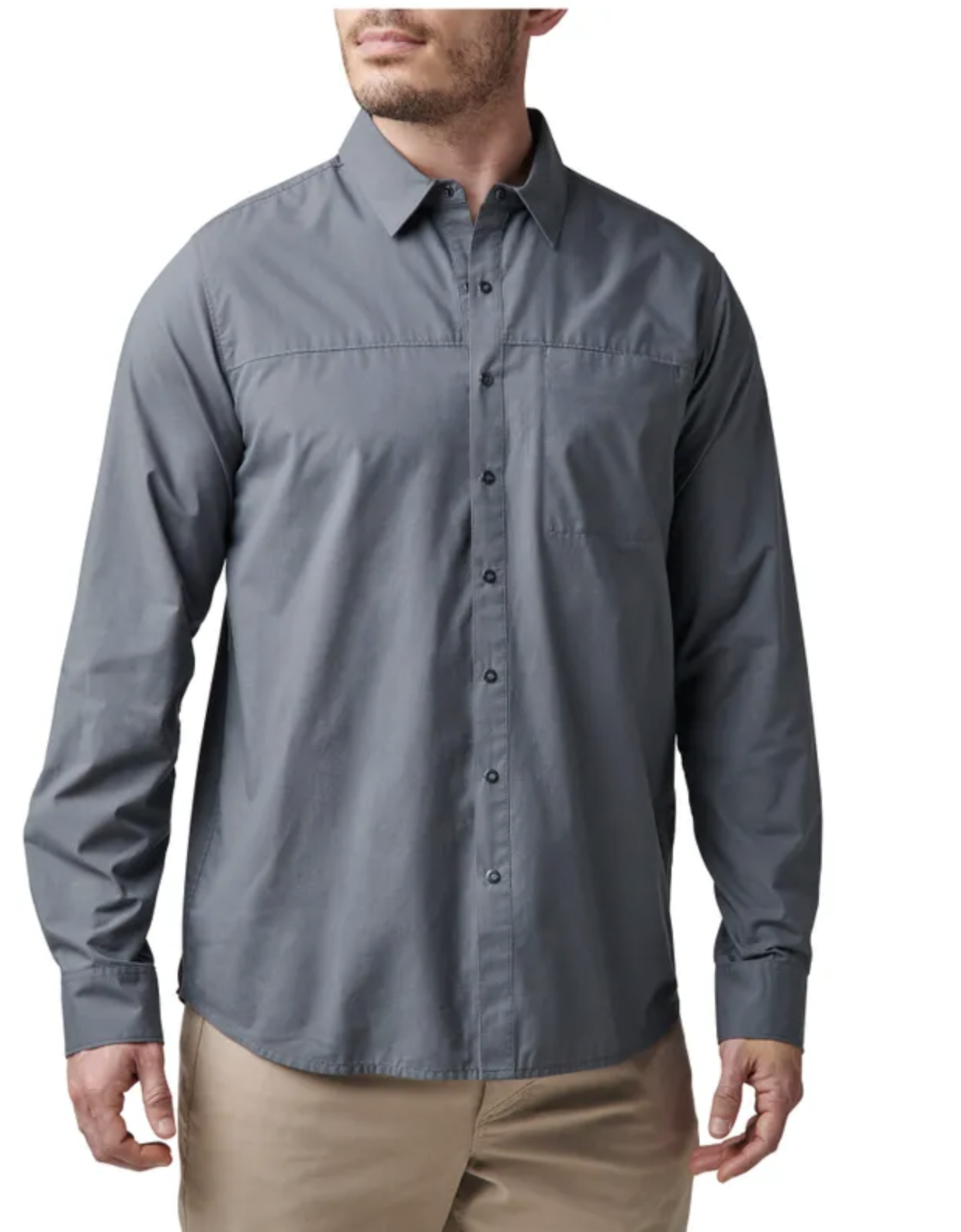 5.11 - Igor Solid Long Sleeve Shirt - Turbulence (545)