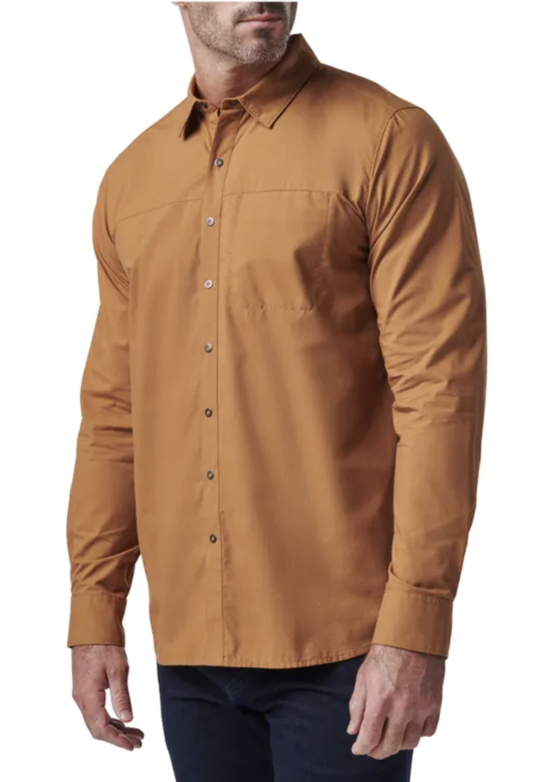 5.11 - Igor Solid Long Sleeve Shirt - Brown Duck (080)