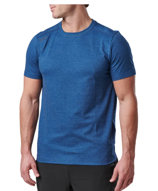 5.11 - PT-R Charge Short Sleeve Top 2.0 - Ensign Blue Heather (790)