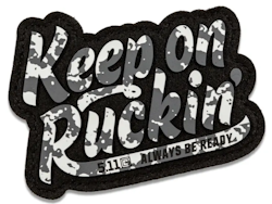 5.11 - Keep on Ruckin Patch - Grey (029)