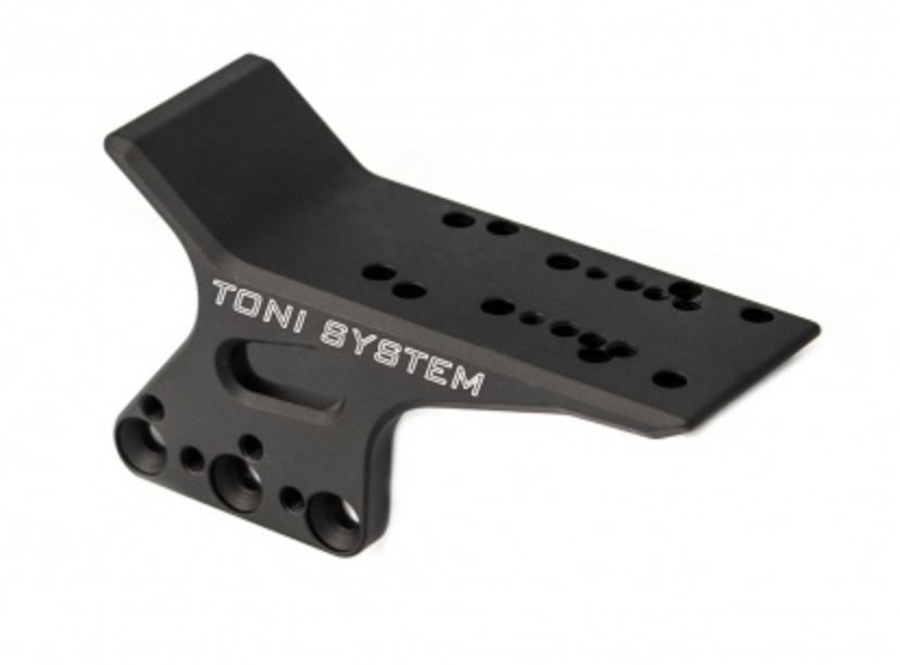 Toni System - Scope mount micro red dot connection for CZ TS - TS2 Racing green/Deep Bronze - Black