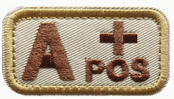 A + Pos - Beige- Brun  - Patch