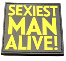 Sexiest man alive - Gul/Svart - Patch