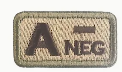 A - Neg - Grön - Brun  - Patch