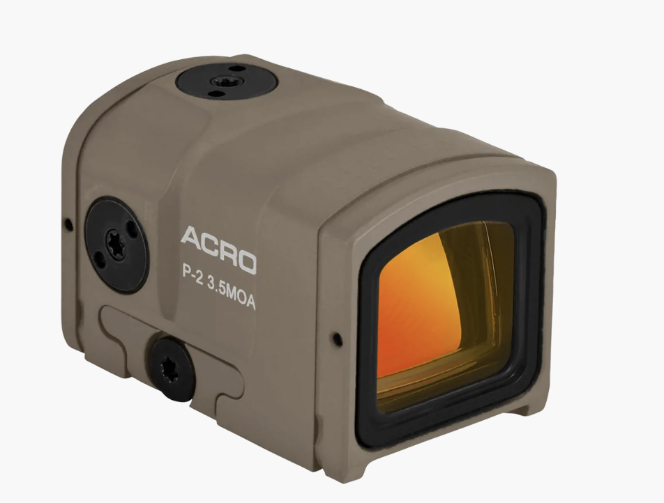 Aimpoint - Acro P-2™ FDE 3.5 MOA - Red dot reflex sight with integrated Acro™ interface