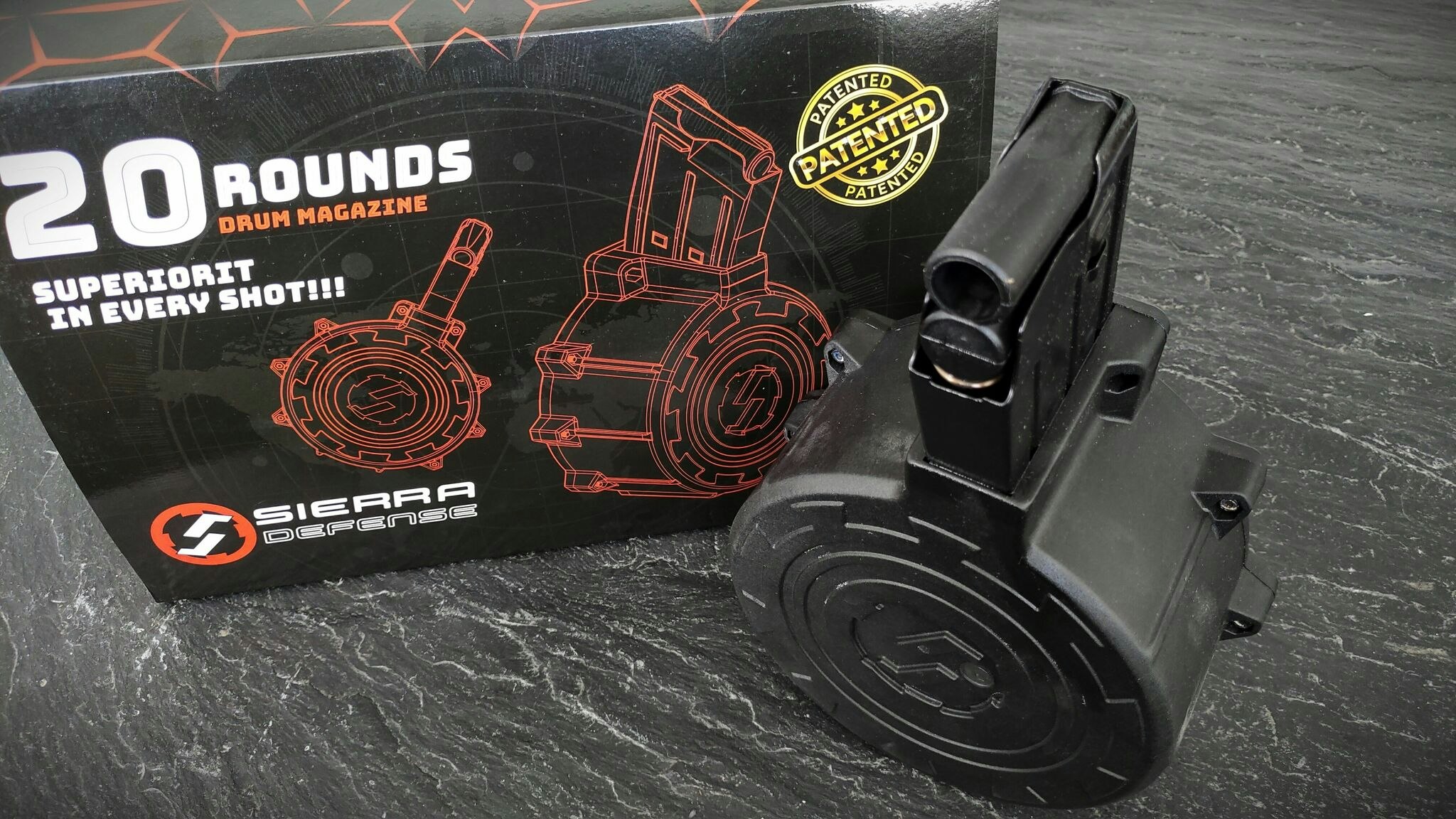 Typhoon - F12 magasin - Sierra Defense - 20rd