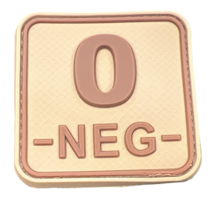 0-Neg - Brown - Patch