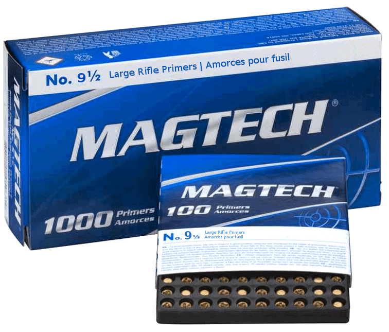 Magtech - Primers Large Rifle - 100 st