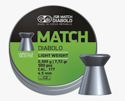 JSB - Green Match Diabolo - Pistol 4,49mm - 0,475g - 500st