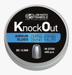 JSB - KO Slugs - 4,52mm - 0,870g - 400st