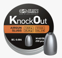 JSB - KO Slugs - 5,5mm (0.216) - 1,645g - 200st
