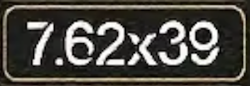 7,62 x 39 - Sticker