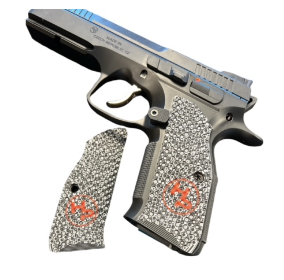 Herstad Performance - CZ Shadow 2 - Palm Swell - Long - Grå/Svart (Röd logo)