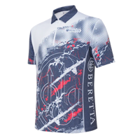 Beretta - Rush Trident Polo - Blue & Red