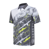 Beretta - Rush Trident Polo - Grey & White