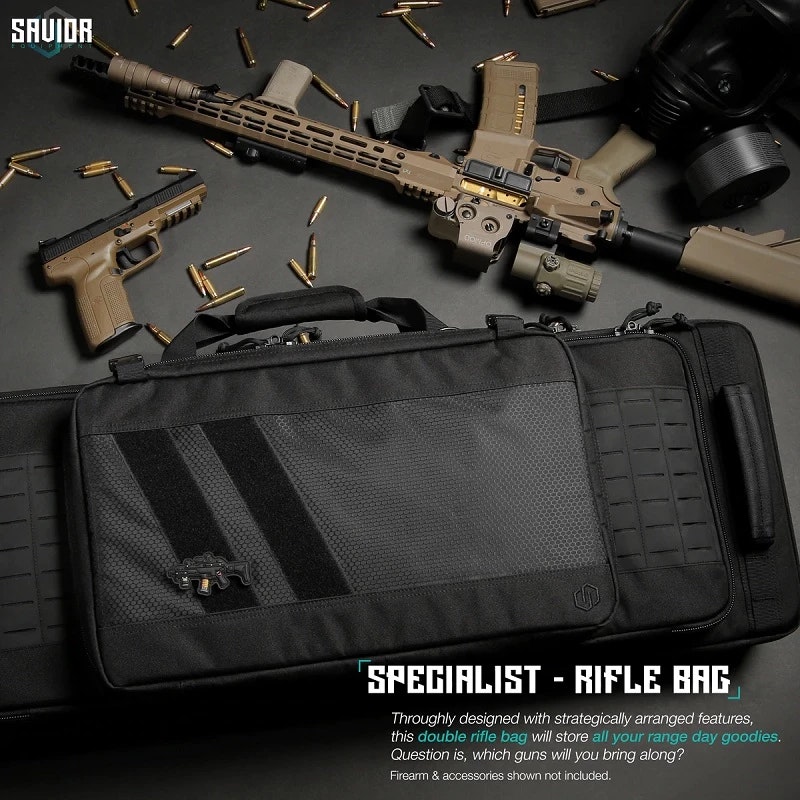 Savior Equipment - Specialist 42" Double Rifle Case - Black