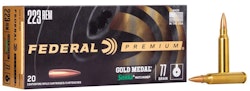 Federal - Gold Medal Ammo - 223 Rem - Sierra Matchking BTHP - 77gr - 20/Box