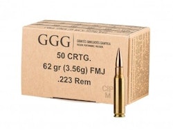 GGG - Ammo .223 Rem - 62gr - FMJ - 50/Box