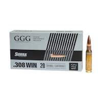 GGG - Ammo .308 Win - 175gr - HPBT Sierra Matchking - 20/Box