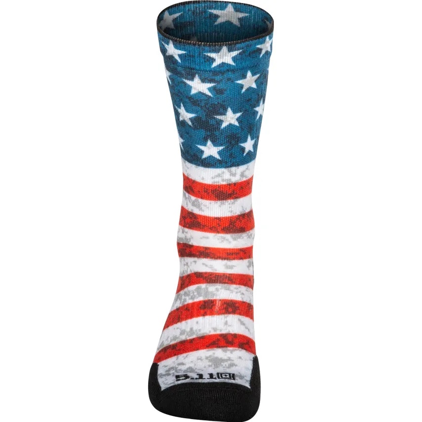 5.11 - Sock and Awe - American Flag - Red (460)