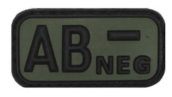 Blodgrupp AB- Neg - PVC
