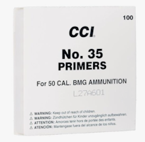 CCI - Standard NO. 35 Primer For 50 Caliber BMG - 100/Box