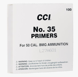 CCI - Standard NO. 35 Primer For 50 Caliber BMG - 100/Box